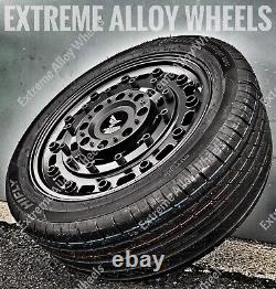 17 Black AT1 Alloy Wheels Mercedes Vito Viano V Class + Extra Road Charge