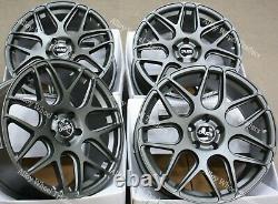 18 Grey Cr1 Alloy Wheels For Mercedes Vito Viano Vw Transporter Mk3 Mk4