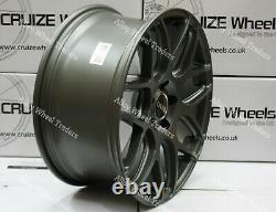 18 Grey Cr1 Alloy Wheels For Mercedes Vito Viano Vw Transporter Mk3 Mk4