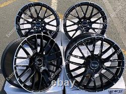 19 Black TG2 Alloy Wheels for Mercedes Vito V Class Viano W639 W447 5x112 Wr