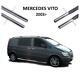 2 On Foot Tube Stainless Mercedes Vito Viano W639 2003 To 2014 Extra Long