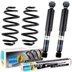 2x BILSTEIN B4 Shock Absorber + Rear Springs for Mercedes W639 Viano Vito