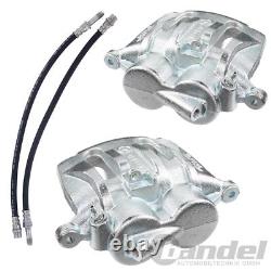 2x Brake Caliper + Front Brake Hose for Mercedes-Benz Viano Vito Mixto Bus W639