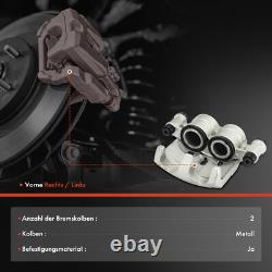 2x Front Brake Caliper Left + Right for Mercedes-Benz Viano Vito Bus W639 from 2007/05