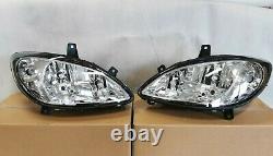 2x Headlight Front Right + Left Electric For Mercedes Vito / Viano W639 03-10