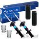 2x Sachs Shock Absorber + Front Service Kit Suitable For Mercedes Viano Vito