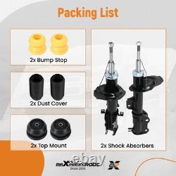 2x Shock Absorbers + Bearings + Front Protection Kit for Mercedes Viano Vito W639