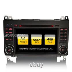 4+32gb Dab+autoradio For Mercedes W245 W169 Vito Sprinter Viano Android 8.0 Gps