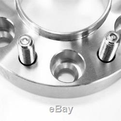4x 20mm 5x112 Pcd Channel Spacers M14x1.5 Cb 66.6mm For Mercedes Benz Audi