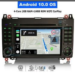 7 Android 10 Gps Autoradio Carplay For Mercedes Sprinter Viano W639 Vw Crafter