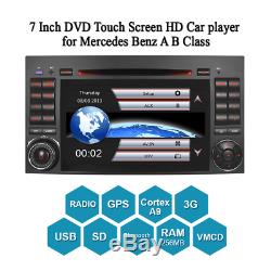 7 Ipod Car Gps Car Mercedes Benz A / B Class W169 W245 Vito Viano Sprinter