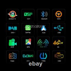 8 64GB DAB+Android 14 GPS Car Radio for Mercedes C/G/CLK Class W203 W209 Viano Vito