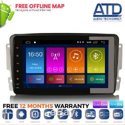 8 Android 9.0 Wifi Gps Satnav Dab Stereo Radio Bt For Mercedes Viano Vito