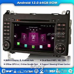 8-Core Android 13 Navigation Car Radio for Mercedes A/B Class Vito Sprinter Viano 64GB