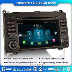 8-Core Android 13 Navigation Car Radio for Mercedes A/B Class Vito Sprinter Viano 64GB