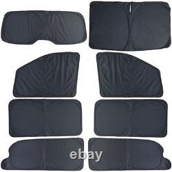 8-Piece Thermal Blackout Sunshade Set for Mercedes Vito Viano W639 2003-2014