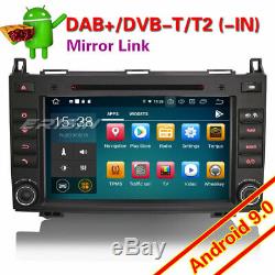 8android 9.0 Dab + Radio CD Gps Mercedes Class A / B Vito Viano Sprinter W639