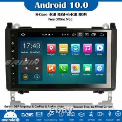 9 Dab + 10 Android Car Gps Dsp 4g Mercedes A / B Class Viano Sprinter Crafter