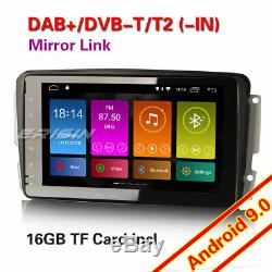 Android 9.0 Gps Car Dab + Mercedes C / Clk / G Class W203 W209 Vito Viano Tnt 4g