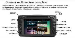 Android Autoradio 2 Din Gps Per Mercedes W203 Class C Clk Viano Vito