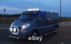 Bar Light + LEDs for Mercedes Vito Viano 2014+ High Stainless Steel Spotlight Lamp