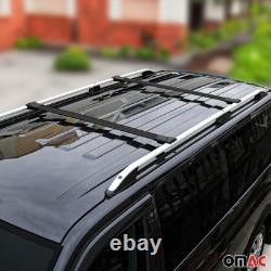 Black Aluminum Roof Cross Bars for Mercedes Vito Viano W639