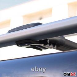 Black Aluminum Roof Cross Bars for Mercedes Vito Viano W639