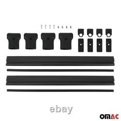 Black Aluminum Roof Cross Bars for Mercedes Vito Viano W639 Black Aluminum Roof Cross Bars for Mercedes Vito Viano W639