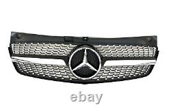 Black diamond grille for MERCEDES Viano Vito W639 phase 2 from 07/2010 to 03/2014