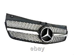 Black diamond grille for MERCEDES Viano Vito W639 phase 2 from 07/2010 to 03/2014