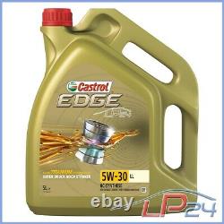Bosch Oil Filter+10l Castrol Edge Fst 5w-30 LL Mercedes Vito W-639 120 122