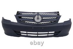 Bumper grille for Mercedes Class V Vito Viano W639 Facelift 2010-2014