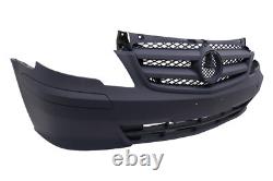 Bumper grille for Mercedes Class V Vito Viano W639 Facelift 2010-2014