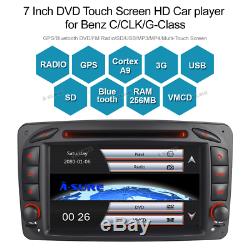 Car DVD Gps For Mercedes Benz C / Clk / W203 W209 G Class Viano Vito Dab + 3g