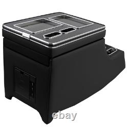 Central Armrest Console Storage Black for Mercedes W447/W639 Vito Viano