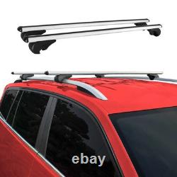 Cross Roof Bars for Mercedes Viano Vito 2003-2014 Silver Aluminum