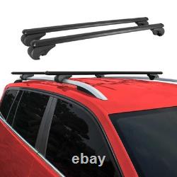 Cross Roof Bars for Mercedes Viano Vito W639 2003-2014 Black Aluminum