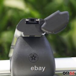 Cross Roof Bars for Mercedes Viano Vito W639 2003-2014 Black Aluminum