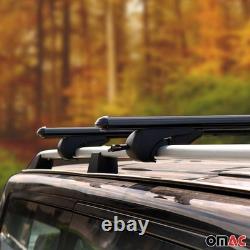 Cross Roof Bars for Mercedes Viano Vito W639 2003-2014 Black Aluminum