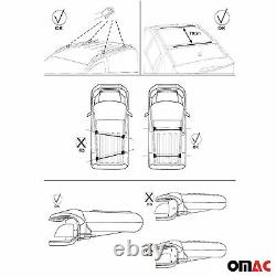 Crossbars for Mercedes Vito Viano 638 639 W447 Aluminum TÜV ABE