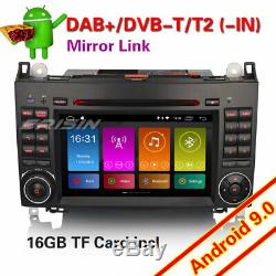 Dab + Radio Android 9.0 Mercedes Class A / B Viano Vito Sprinter Carplay Dsp CD