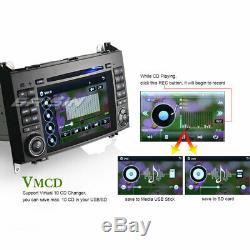 Dab + Radio Bluetooth DVD Gps Mercedes A / B Class W169 W245 Vito Viano Sprinter