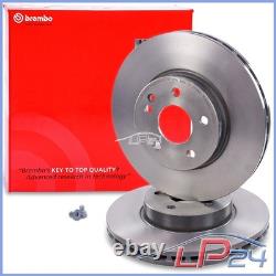 Discs+pads+handbrake Front+rear Brembo For Mercedes Viano Vito W6