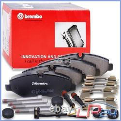 Discs+pads+handbrake Front+rear Brembo For Mercedes Viano Vito W6