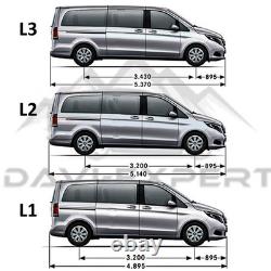 Durable Black Roof Bars for MERCEDES W639 W447 VITO VIANO Short L1