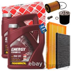 Febi Filter Inspection Kit + 5W30 Engine Oil for Mercedes Viano Vito CDI W639