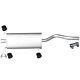 For Mercedes Viano Vito Cdi 3.0 W639 Swb Center Muffler With Mounting Kit A