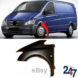 Front Fender Left Compatible With Flashing Hole Mercedes-benz Vito W639 10-15