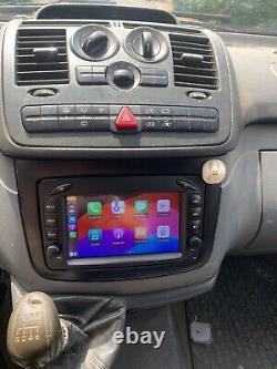 GPS Car Radio Carplay-Android Auto Mercedes Class C-CLK-VIANO-VITO-G + Camera