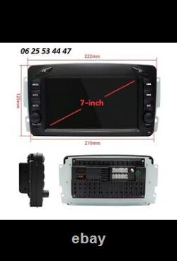 GPS Car Radio Carplay-Android Auto Mercedes Class C-CLK-VIANO-VITO-G + Camera